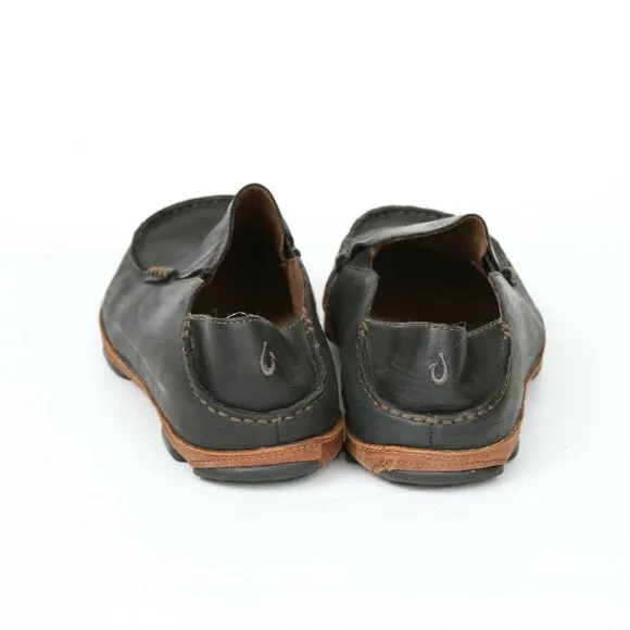 Olukai Moloa Moc Apron Toe Slip On Loafers 9.5