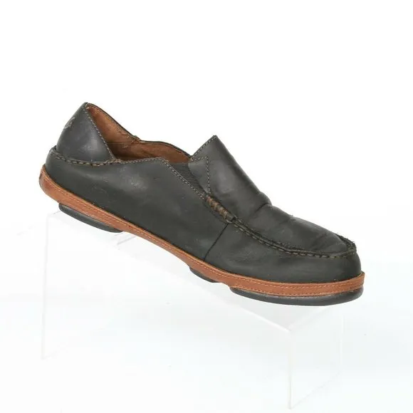 Olukai Moloa Moc Apron Toe Slip On Loafers 9.5