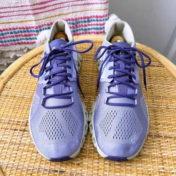 On Running Cloud X Lavender Ice Road Running Walking Sneakers Women’s Size 9.5