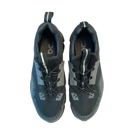 On Running Cloudaway Cushioned-Sole Mesh Low-Top Trainers Black Rock Size 7.5
