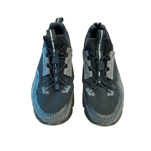 On Running Cloudaway Cushioned-Sole Mesh Low-Top Trainers Black Rock Size 7.5