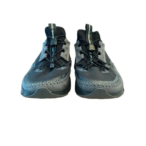 On Running Cloudaway Cushioned-Sole Mesh Low-Top Trainers Black Rock Size 7.5