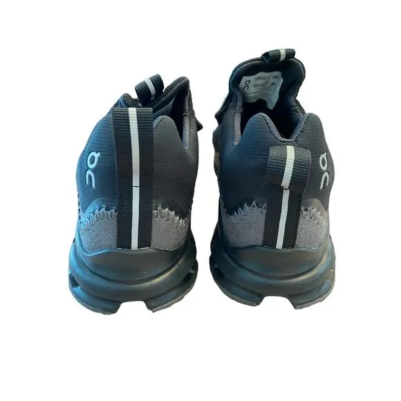 On Running Cloudaway Cushioned-Sole Mesh Low-Top Trainers Black Rock Size 7.5