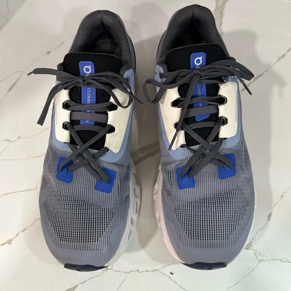 On Running Cloudstratus Sneakers. Men’s size 10 M. Color Fossil Midnight.
