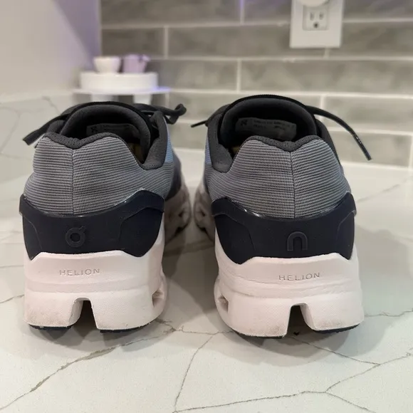 On Running Cloudstratus Sneakers. Men’s size 10 M. Color Fossil Midnight.