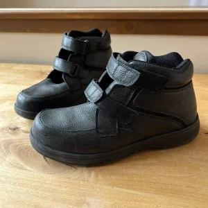 ORTHOFEET ORTHOPEDIC LEATHER GLACIER GEORGE BOOTS MEN 9 LEATHER ORTHOTIC COMFORT
