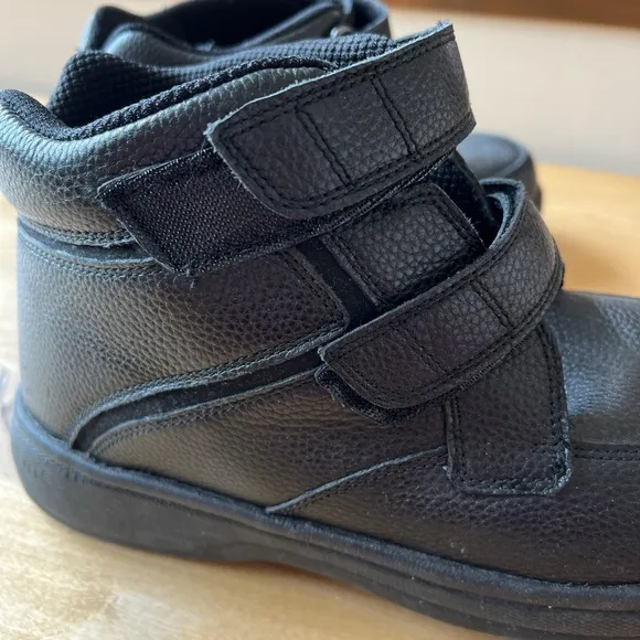 ORTHOFEET ORTHOPEDIC LEATHER GLACIER GEORGE BOOTS MEN 9 LEATHER ORTHOTIC COMFORT