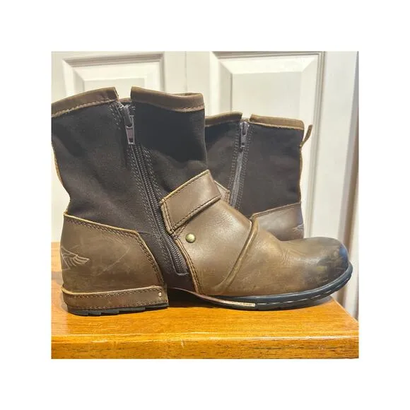Otto Zone Men's Leather Biker Boots
