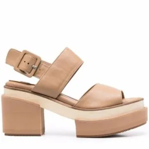 Paloma Barcel Leather buckle-fastening open-toe sandals