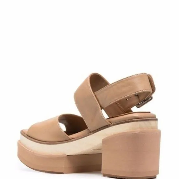 Paloma Barcel Leather buckle-fastening open-toe sandals