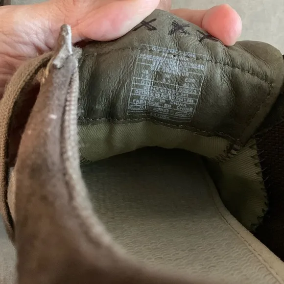 Patagonia Banyon Suede Hemp Round Toe Lace Up Rubber Sole Sneakers Size 7.5