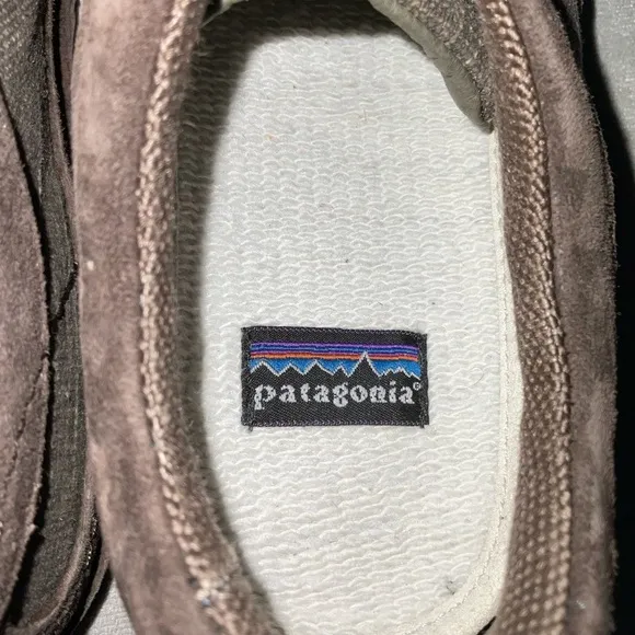 Patagonia Banyon Suede Hemp Round Toe Lace Up Rubber Sole Sneakers Size 7.5