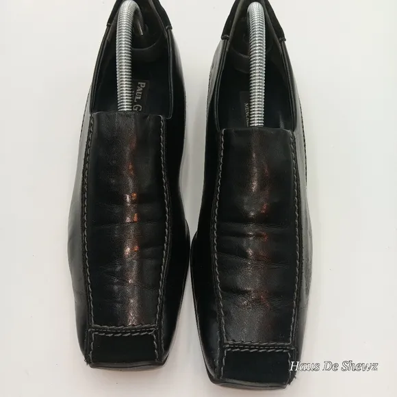 PAUL GREEN Kristen Black square toe loafers