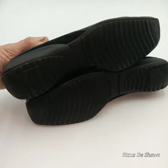 PAUL GREEN Kristen Black square toe loafers