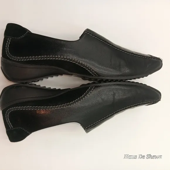 PAUL GREEN Kristen Black square toe loafers