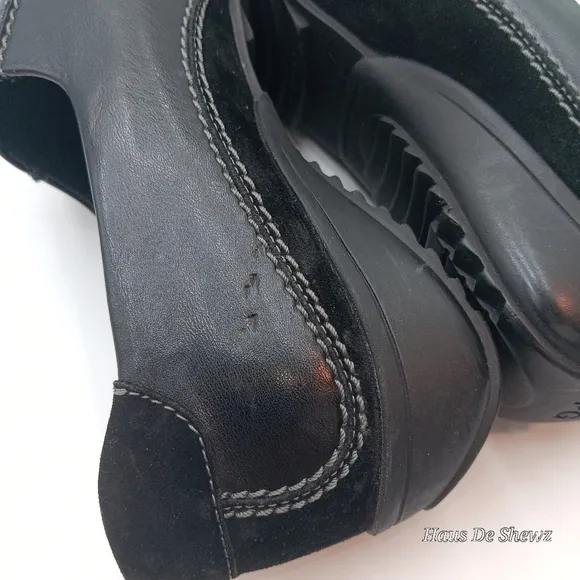 PAUL GREEN Kristen Black square toe loafers