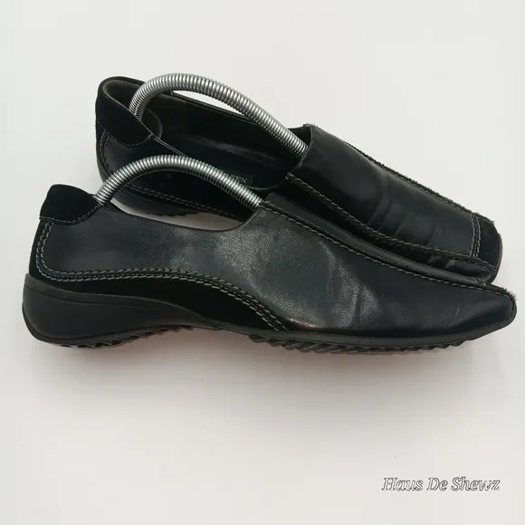 PAUL GREEN Kristen Black square toe loafers