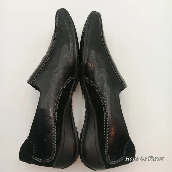PAUL GREEN Kristen Black square toe loafers