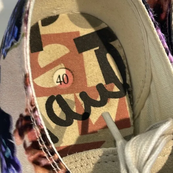 Paul Smith Suede and Canvas Blend Sneakers Size 40EU Size 10 US