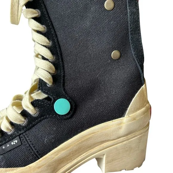 Paura x Superga heeled ankle boots women’s 6
