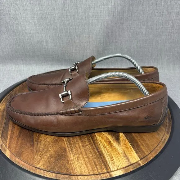 Peter Millar Men’s 11.5 Horsebit Loafers Brown Leather Casual Slip On