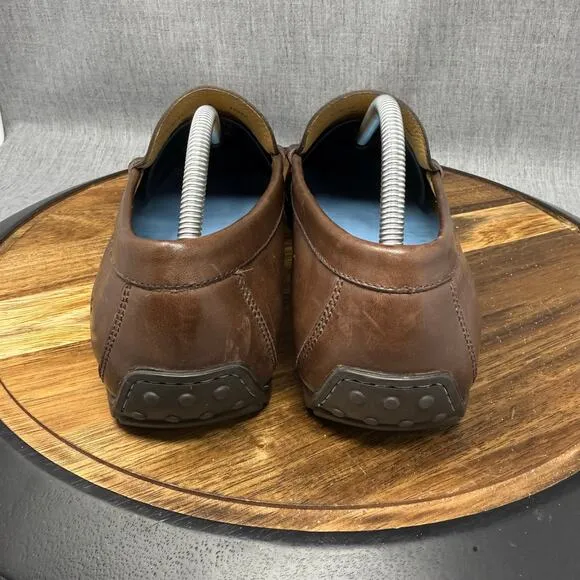 Peter Millar Men’s 11.5 Horsebit Loafers Brown Leather Casual Slip On