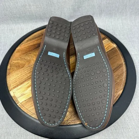 Peter Millar Men’s 11.5 Horsebit Loafers Brown Leather Casual Slip On