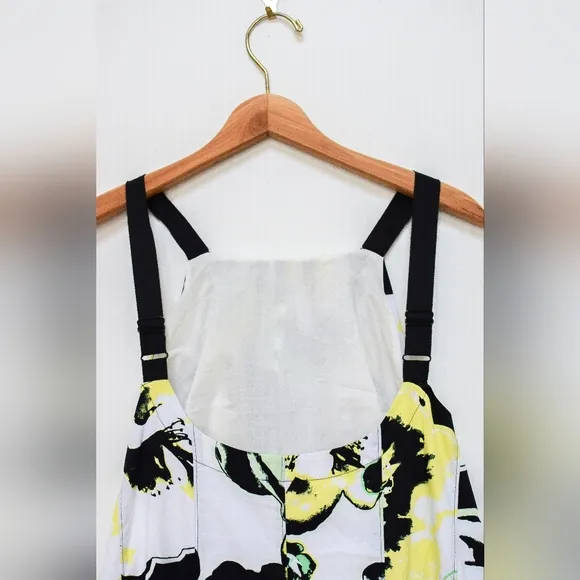Peter Som Anthropologie Size M Larissa Tiered Floral Maxi Dress Oversized Boho