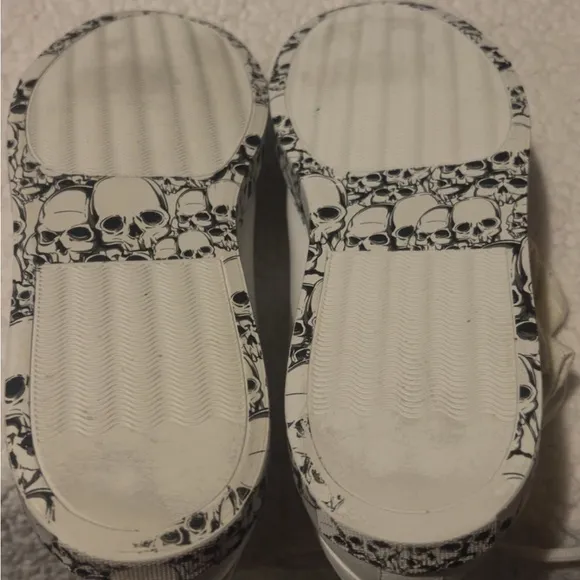 Philipp Plein White Sneakers with Silver Logo
