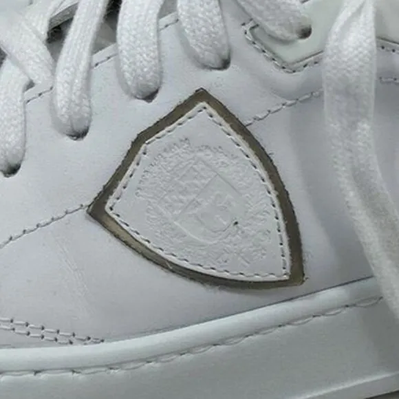 Phillippe Model Paris Low White Sneakers Temple