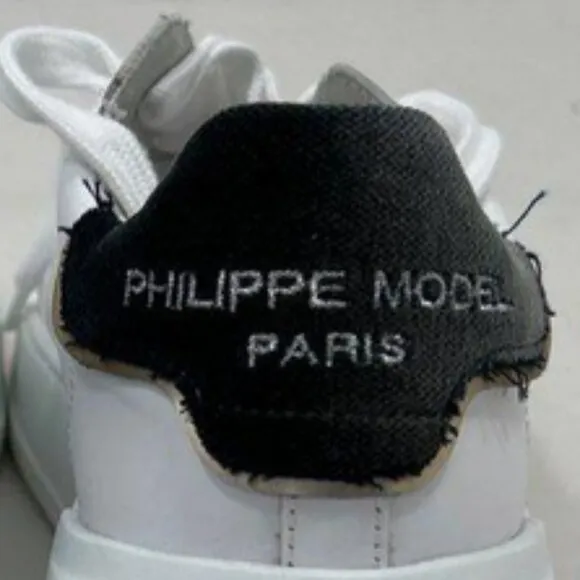 Phillippe Model Paris Low White Sneakers Temple