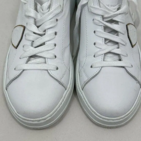 Phillippe Model Paris Low White Sneakers Temple