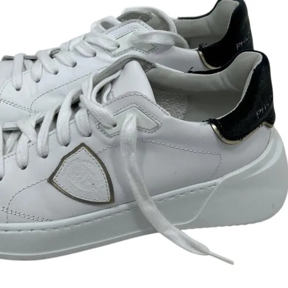 Phillippe Model Paris Low White Sneakers Temple