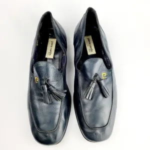 Pierre Cardin Tassel Accents Leather Loafers