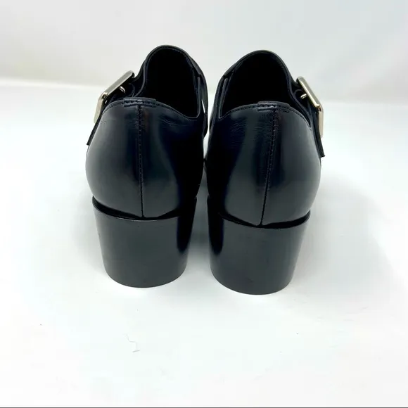PIERRE HARDY Joni Leather Buckle Loafers