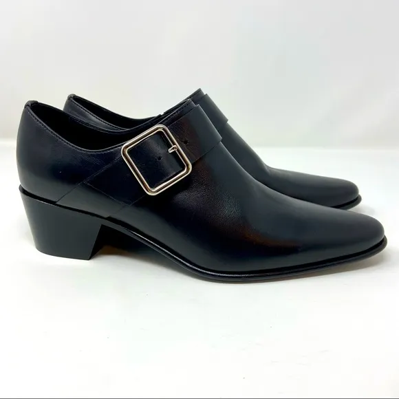 PIERRE HARDY Joni Leather Buckle Loafers
