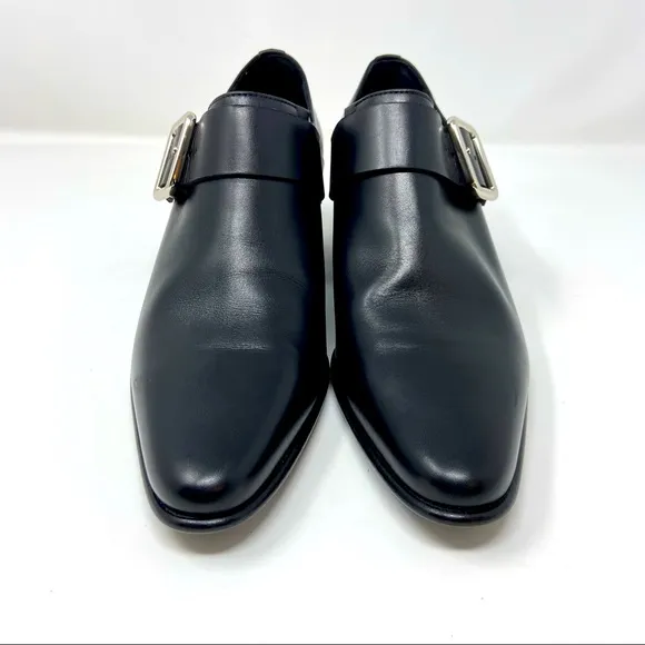 PIERRE HARDY Joni Leather Buckle Loafers