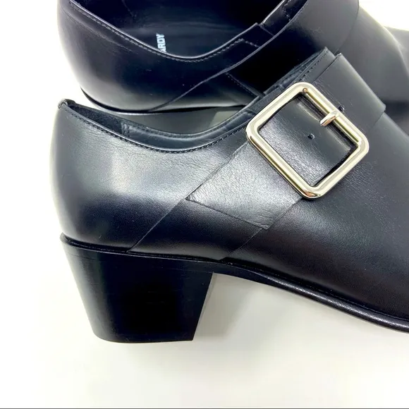 PIERRE HARDY Joni Leather Buckle Loafers