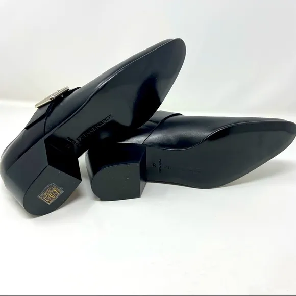PIERRE HARDY Joni Leather Buckle Loafers