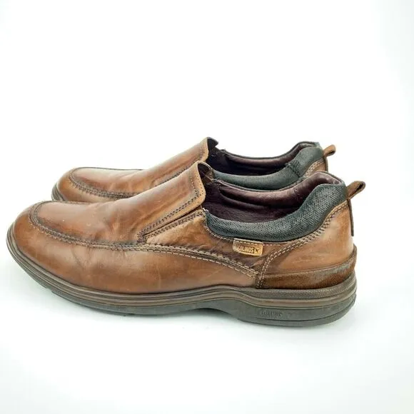 Pikolinos AIR Brown Leather Slip On Mens Sz 10.5 / 11  44 Casual Loafers Shoes