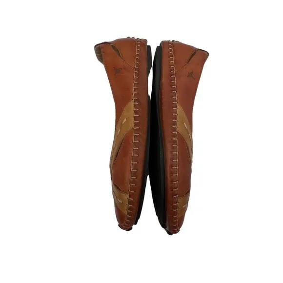 Pikolinos Brown Slip On Ballet Flats Size 40 Women's