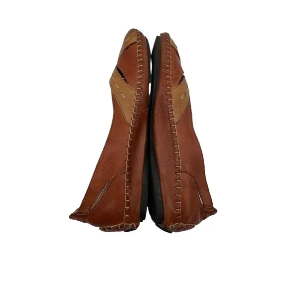 Pikolinos Brown Slip On Ballet Flats Size 40 Women's