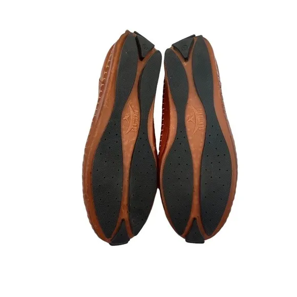 Pikolinos Brown Slip On Ballet Flats Size 40 Women's