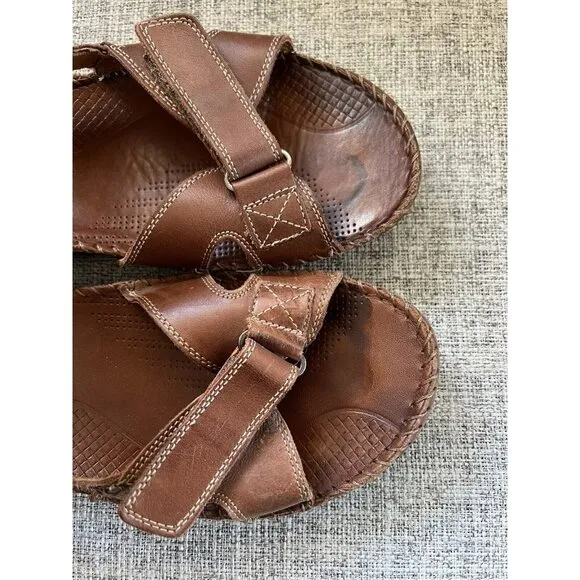 Pikolinos Men's Tarifa Strap Sandals 100% Calfskin Leather Sz 44 US 10-10.5