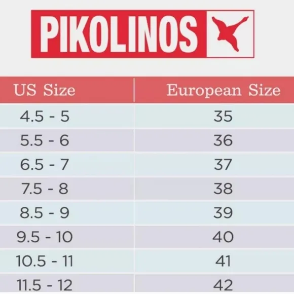 Pikolinos Wedge Sandals Euro 41 US 10.5-11