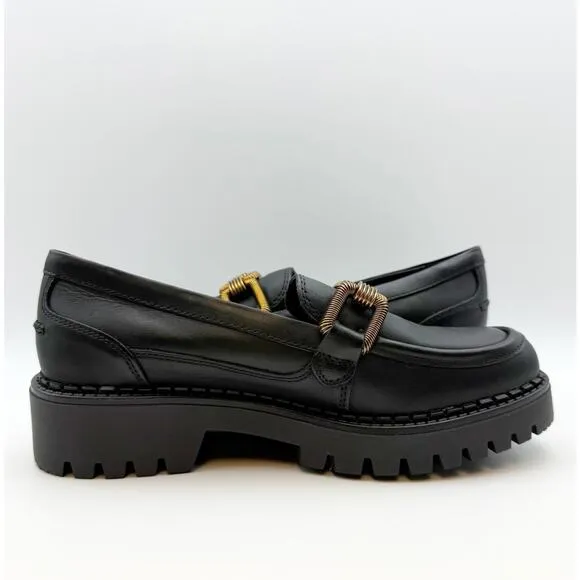 PIKOLINOS Womens Aviles Loafers EU 36 US 5.5-6 Black Leather W6P-3742 Link NIB
