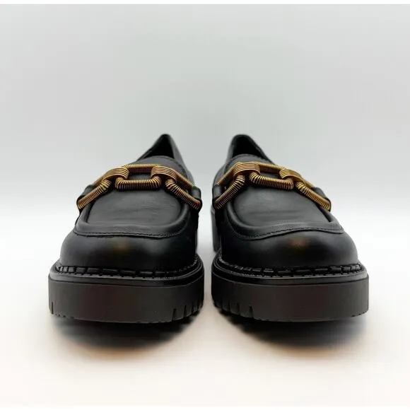 PIKOLINOS Womens Aviles Loafers EU 36 US 5.5-6 Black Leather W6P-3742 Link NIB
