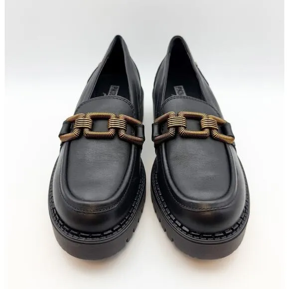 PIKOLINOS Womens Aviles Loafers EU 36 US 5.5-6 Black Leather W6P-3742 Link NIB