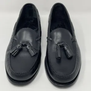 Polo Ralph Lauren Mens Size 11 D Shoes Loafers Black Leather Tassel Tassels