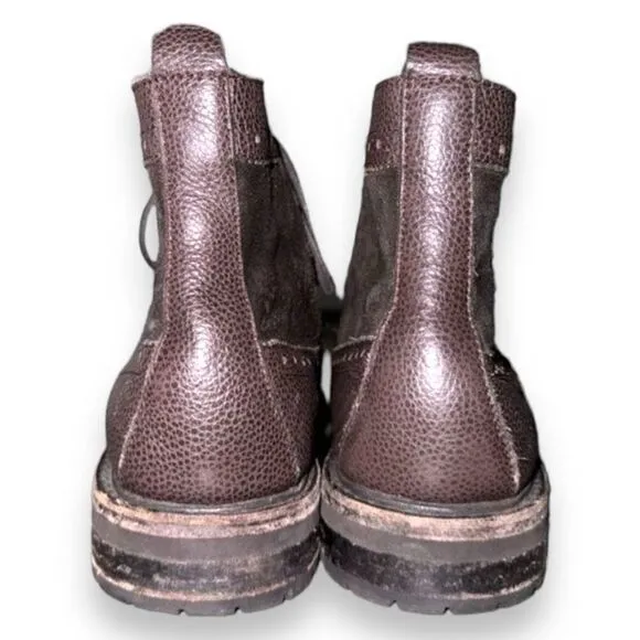 Polo Ralph Lauren Nickson Chocolate Brown Suede Boots 8.5